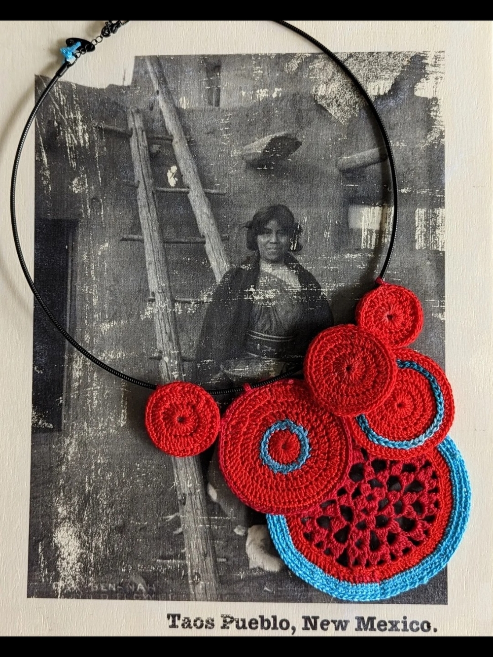 Taos Handmade Crochet Necklace